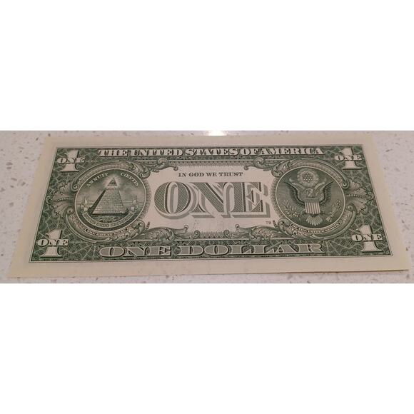 One Dollar Bill *Star Note* 2021 Serie K - Picture 2 of 2